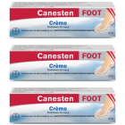 TP Canesten Creme Foot (voeten) Schimmelinfectie Trio-pak tube 3x 20 gram