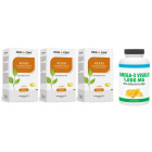 New Care Vitamine K2 & D3 trio-pak 3x 60 capsules met gratis Gezonderwinkelen Visolie 1.000mg 120 capsules