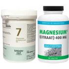 Pfluger Schussler Magnesium phosphoricum 7 D6 Schussler 1000 tabletten & Gezonderwinkelen Magnesium Citraat 400mg 180 tabletten Voordeelpak