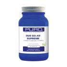 PURO Duo Vitamine D3+K2 Supreme (Vitamine D3 samen met Vitamine K2)  90 capsules