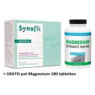 Synofit Premium Plus Groenlipmossel 120 Vloeibaar Capsules met gratis Gezonderwinkelen Magnesium 180 tabletten t.w.v. €24,95