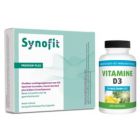 Synofit Premium Plus Groenlipmossel & Curcumine 60 capsules + gratis Gezonderwinkelen Vitamine D3 75mcg 200 capsules