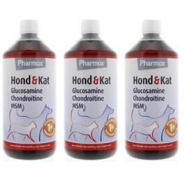Habubu meesteres hangen Pharmox Hond & Kat Glucosamine Chondroitine MSM trio-pak 3x 1 liter Kopen?  :: Gezonderwinkelen.nl