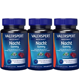 Valdispert Night Time 45 Gummies Drie-Pak  (3x 45 Gummies)