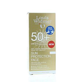 Louis Widmer Sun protect face 50+ geparfumeerd 50ml