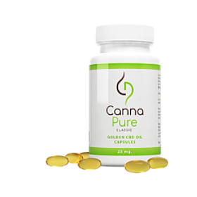 Canna Pure (CannaPure) CBD Oil 25mg Capsules  30 capsules