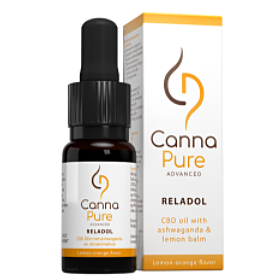 Cannapure Reladol (CBD, Ashwaganda, Citroenmelisse)  10ml