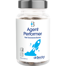 Dr Becky Agent Performer Male Testosterone Booster  60 Vegan Capsules