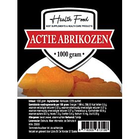 Health Food Actie Abrikozen 1000 gram