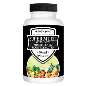 Health Food Super Multi Multivitaminen & Mineralen inéén  60 tabletten