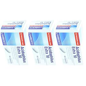 Lamberts Acidophilus Extra 10 drie-pak 3x 60 vcaps