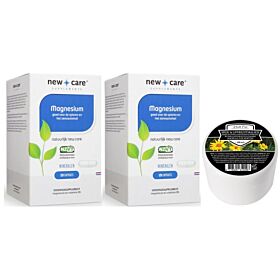 New Care Magnesium duo-pak 2x 120 capsules + gratis Health Food Spier- & Gewrichtsbalsem 200ml