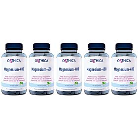 Orthica Magnesium-400 120 tabletten Vijf-pak Voordeel  5x 120 tabletten