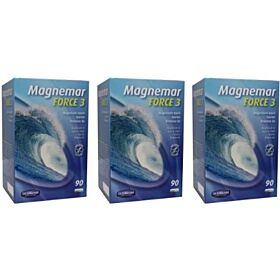Orthonat Magnemar Force 3 Magnesium met Taurine en B6 Trio-pak  3x 90 capsules