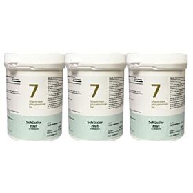 Pfluger Magnesium phosphoricum 7 D6 Schussler trio-pak 3x 1000 tabletten