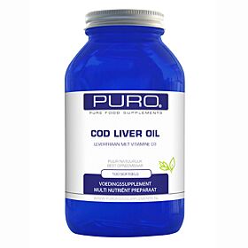 Puro Cod Liver Oil 100 softgels (levertraan)