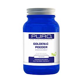 Puro Golden C 100 gram poeder (goed opneembaar, maagvriendelijke vitamine C)