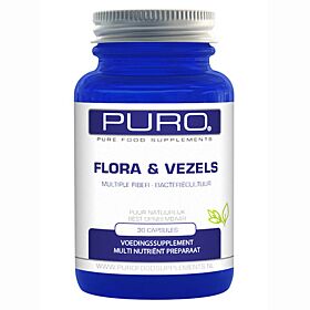 Puro Flora & Vezels Multiple Fiber 30 capsules