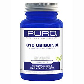 Puro Q10 Ubiquinol 100mg Kaneka QH 30 capsules