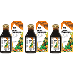 Salus Floradix Magnesium Elixer Trio-pak  3x 250ml