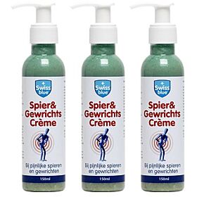 Swissblue Spier en gewrichtscreme trio-pak 3x 150ml