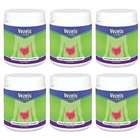Vezels Psyllium Naturel Zes-pak 6x 300 gram ( zoals voorheen Colon Clean welke uit de handel is, samenstelling is zelfde)