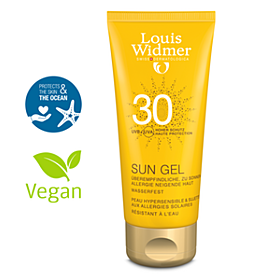 Louis Widmer Sun Gel Beschermingsfactor 30 Geparfumeerd  100ml