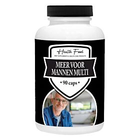 Health Food Meer voor Mannen Multi (complete multi met prostaatformule inéén)  90 capsules