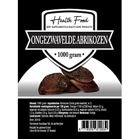 Health Food Ongezwavelde Abrikozen  1000 gram
