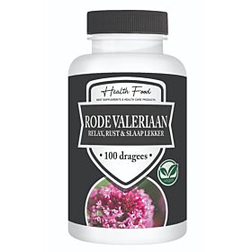 Health Food Rode Valeriaan  100 dragees