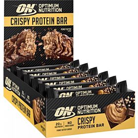Optimum Nutrition Protein Crisp Bar Peanut Butter  doosje 10 repen á 65 gram