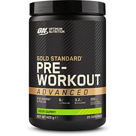 Optimum Nutrition Gold Standard Pre-Workout Advanced Sour Gummy  400 gram