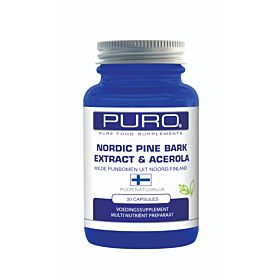 PURO Nordic Pine Bark Extract & Acerola  30 capsules