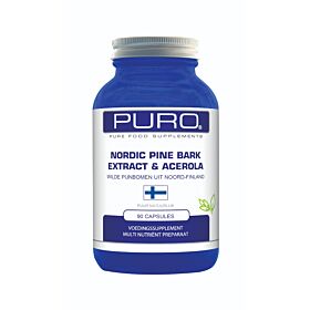 PURO Nordic Pine Bark Extract & Acerola  90 capsules