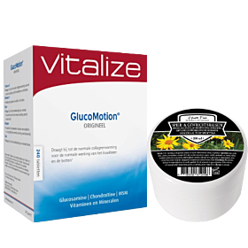 Vitalize Glucomotion 240 tabletten + gratis Spier- & Gewrichtsbalsem 200ml