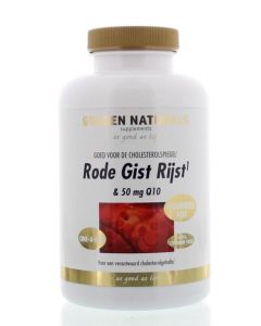 Golden Naturals Rode Gist Rijst & Q10 50mg 180 capsules