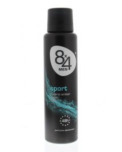 8X4 Deodorant spray sport female 150ml