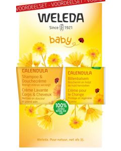 Weleda Calendula baby billenbalsem voordeelset 1set