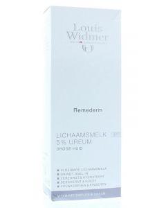Louis Widmer Remederm lichaamsmelk 5% ureum parfumvrij 200ml