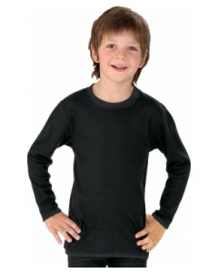 Verbandshirt kind zwart lange mouw 110-116