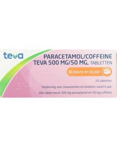 Pharmachemie Paracetamol coffeine 500/50 20tb