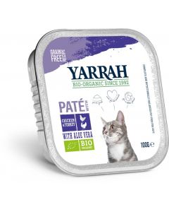 Yarrah Kattenvoer pate met kip en kalkoen bio 100g