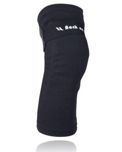 Kniebeschermer met sluiting maat XL zwart