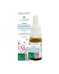 Livsane Neusdruppels xylometazoline 0.5 mg/ml 10ml