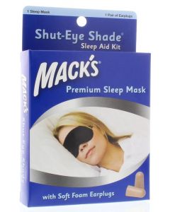 Shut eye shade sleep mask