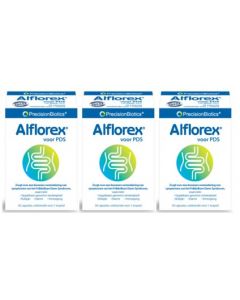 Alflorex voor PDS (Prikkelbaar Darm Syndroom) trio-pak  3x 30 capsules