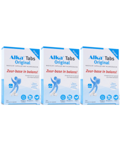 Alka Tabs Original Zuur-base in balans trio-pak  3x 60 capsules