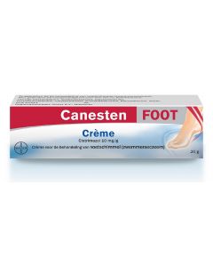 Toppharma TP Canesten Creme Foot (voeten) Schimmelinfectie tube  20 gram