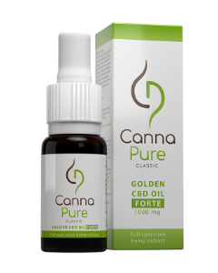Canna Pure (CannaPure) Golden CBD Oil Forte 1000mg / 10%  10ml