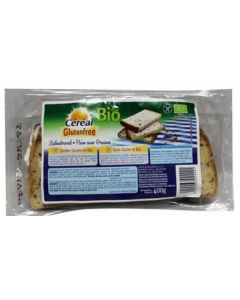 Cereal biologisch glutenvrij Zaden Brood 400 gram